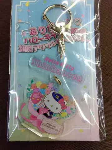 헬로키티 신칸센 아크릴 참 한정판 키링 산리오 키티