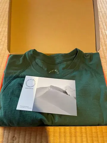 야마토미치 100% 메리노 풀오버 그린