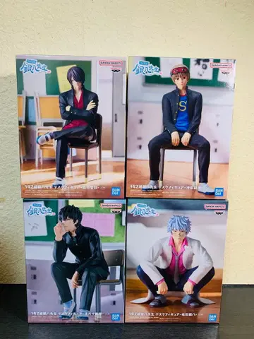 [미개봉 새상품] 긴파치선생 데스크 피규어 4개 세트