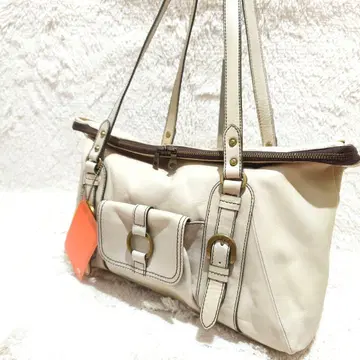 [ A4 사이즈 ] efffy 빈티지풍 토트백 숄더백 대용량