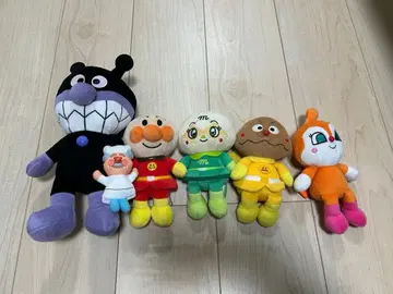 호빵맨 봉제 인형 세트