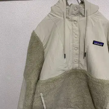 파타고니아 쉘드 레트로x 베이지 플리스 자켓