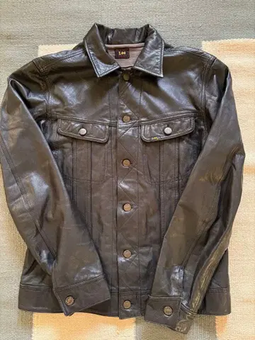 Lee 리 가죽 트래커 자켓 블랙 15421 사이즈 L