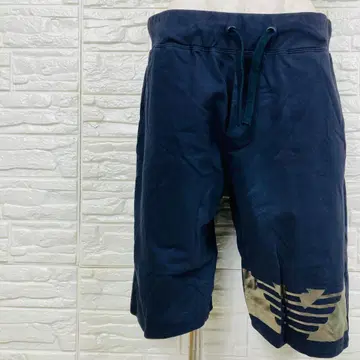 엠포리오 아르마니 하프 팬츠 맨투맨 로고 F [ 2938-3 ]