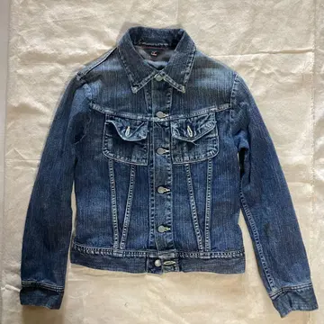 R 데님 자켓 데님 블루