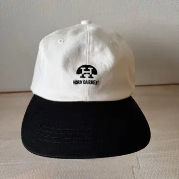 HORN GMT 경적 의류 캡 2톤 화이트/블랙 FREE