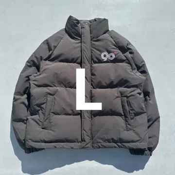 9090 90 로고 리치 퍼퍼 재킷