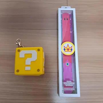 슈퍼 닌텐도 월드 파워업 밴드 핑크+케이스