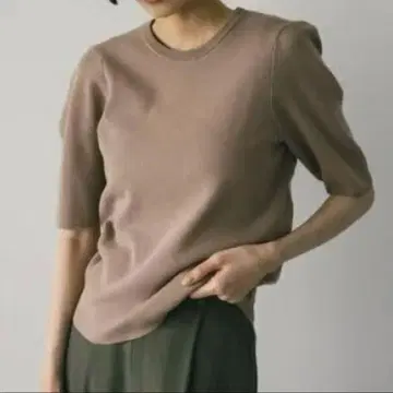 STYLEMIXER 폼 슬리브 니트 T