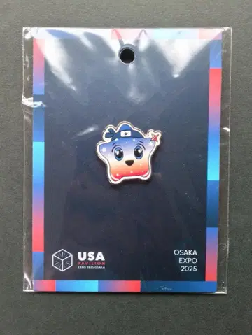 EXPO2025 오사카 간사이 만국박람회 미국관 핀 배지 닌자 스파크