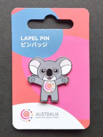 EXPO2025 오사카 간사이 만국 박람회 호주관 코알라 코코 핀 배지