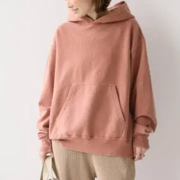 Deuxieme Classe 아웃도어 후드티 핑크