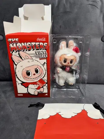 정품 POPMART 라브브 봉제 인형 MONSTERS 코카 콜라 병