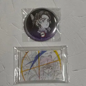 귀멸의 칼날 ufotable 다이닝 캔뱃지 아크릴 참 시노부