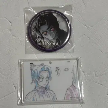 귀멸의 칼날 ufotable 다이닝 캔뱃지 아크릴 참 시노부 2