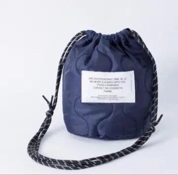 [미개봉 새상품] 히가시하라 아키 FORME 복조리백 네이비