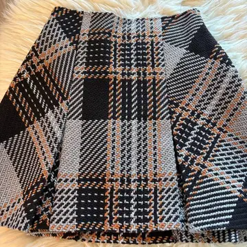 SNIDEL 로빙 체크 미니 스커트