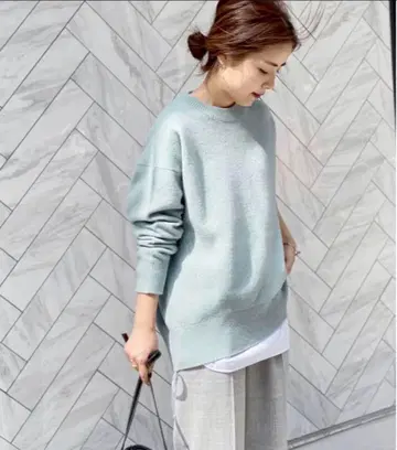 Spick & Span 캐시미어 울 크루 풀오버