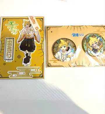 카가미네 렌 소프맵 재팬 큐 스타일 아크릴 스탠드 캔뱃지