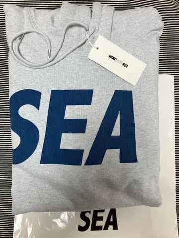 WIND AND SEA 그레이 후드티 택 포함 새상품