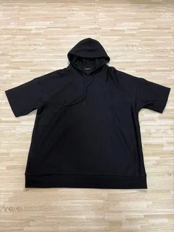 COMME CA ISM 블랙 후드티 L 반팔
