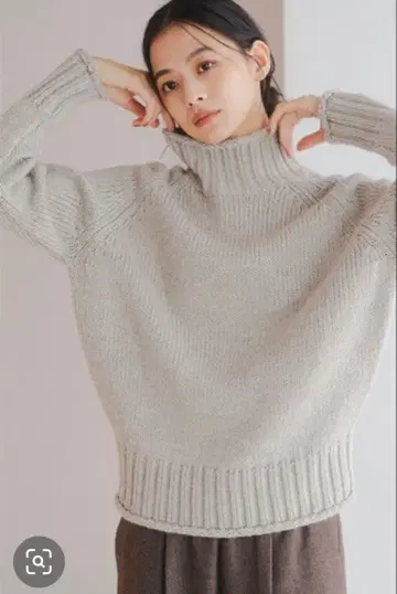 B:MING by BEAMS 에드워드 오프 터틀넥 풀오버