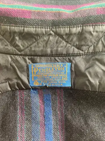 Pendleton 70s 울 셔츠 멀티 스트라이프 made in USA