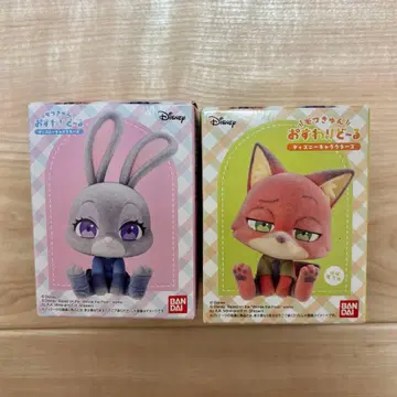 [새상품] 디즈니 앉아 인형 주토피아 닉 주디