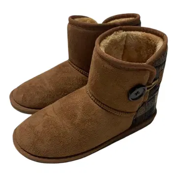 어그 부츠 하이컷 복슬복슬 부츠 브라운 L 사이즈 (24~25)