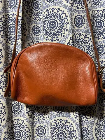 일비종떼 브라운 가죽 숄더백