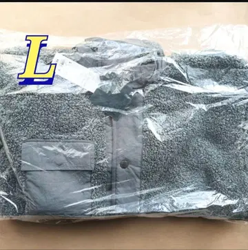 L 사이즈 보아 플리스 스냅 후드티 엔지니어드 가먼츠 GU