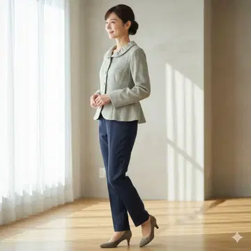 레리안 아뇨나 실크 혼방 테일러드 자켓 그레이 11 L 상당