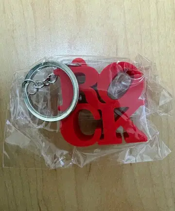 CDJ2526 가챠 ROCK 키링 레드 레어