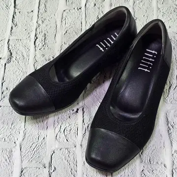 fitfit 블랙 슬립온 새상품급 24cm