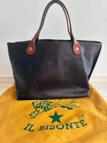 IL BISONTE 다크 브라운 토트백
