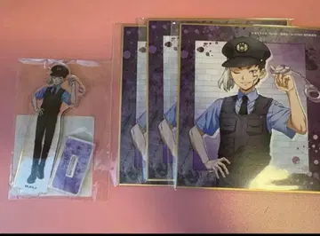 아사기리 겐 모리 온라인 스크래치 복권 경찰 아크릴 스탠드