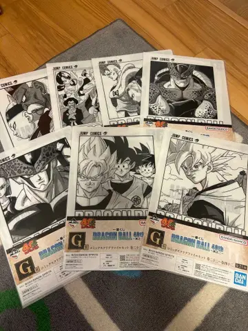 제1회 복권 드래곤볼 40주년 제2탄 G상 클리어 파일 7종