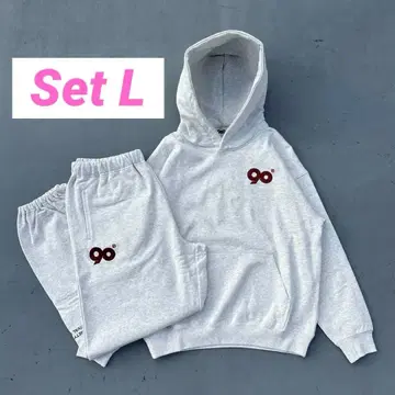 9090 90 로고 오리지널 후디 셋업 L