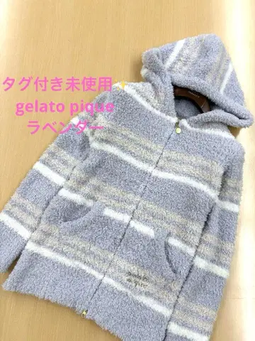 택 포함 미사용 젤라또피케 후드 부착 후드티 보더 룸웨어 F