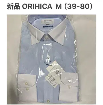 오리히카 M 새상품 클레릭 드레스 셔츠 슈퍼 노 아이롱 39-80