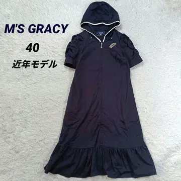 엠즈 그레이시 현행 후드 부착 원피스 최근 모델 리본 슬라이더 40