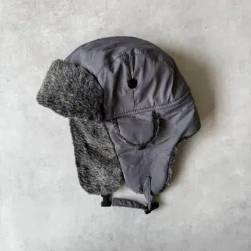 퀼팅 플라이트 캡 봄버 캡 비행 모자 그레이 밀리터리