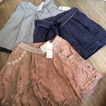 새상품 axes femme 숏팬츠 3종 세트 M 사이즈