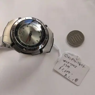 CASIO MX-100J 실버 아날로그 쿼츠