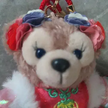 홍콩 디즈니 구정 셰리메이 봉제 인형 키체인