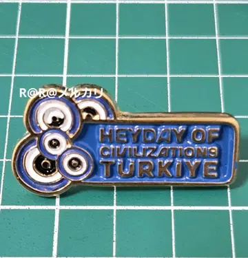 박람회 터키관 핀 배지 핀 배지 터키 파빌리온 가로형