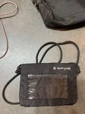 스노우피크 패스케이스와 JINS 콜라보 사코슈 3점 묶음 판매