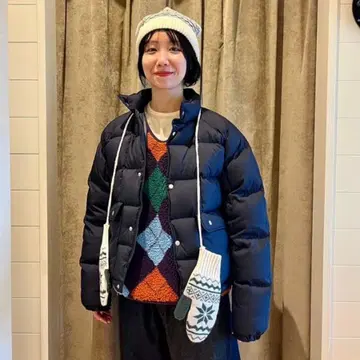 BEAMS BOY / 스탠드 카라 다운 자켓 23FW