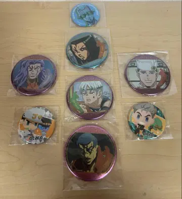 죠죠의 기묘한 모험 캔뱃지 세트.