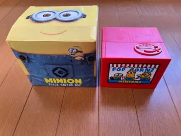 미니언즈 전동 저금통 외 박스 포함 미니언 코인 뱅크 트릭 저금통